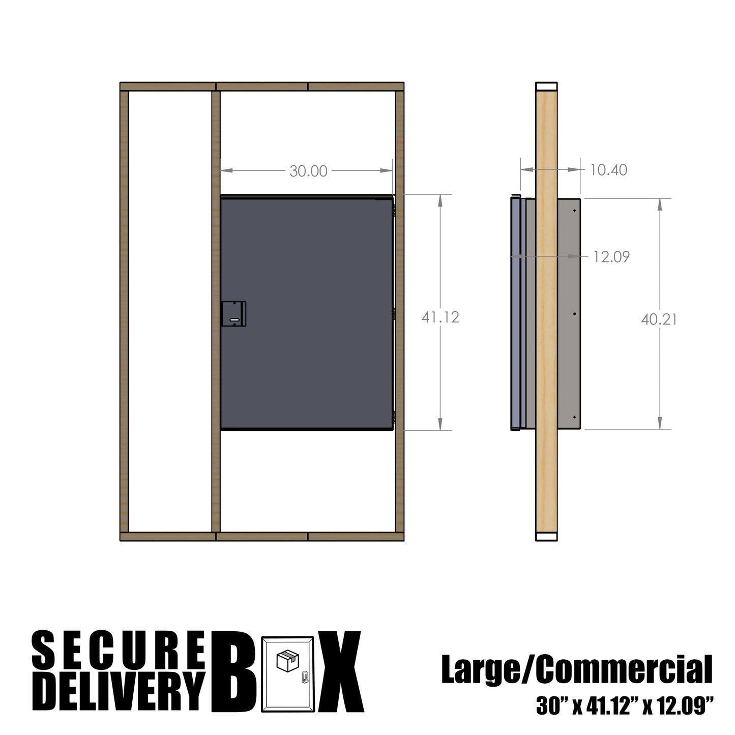 Secure Delivery Box - Large/ Commercial